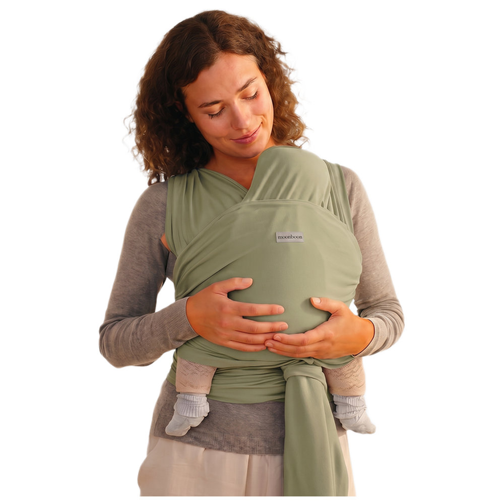 Moonboon - Baby Wrap - 480 x 50 cm - Seagrass