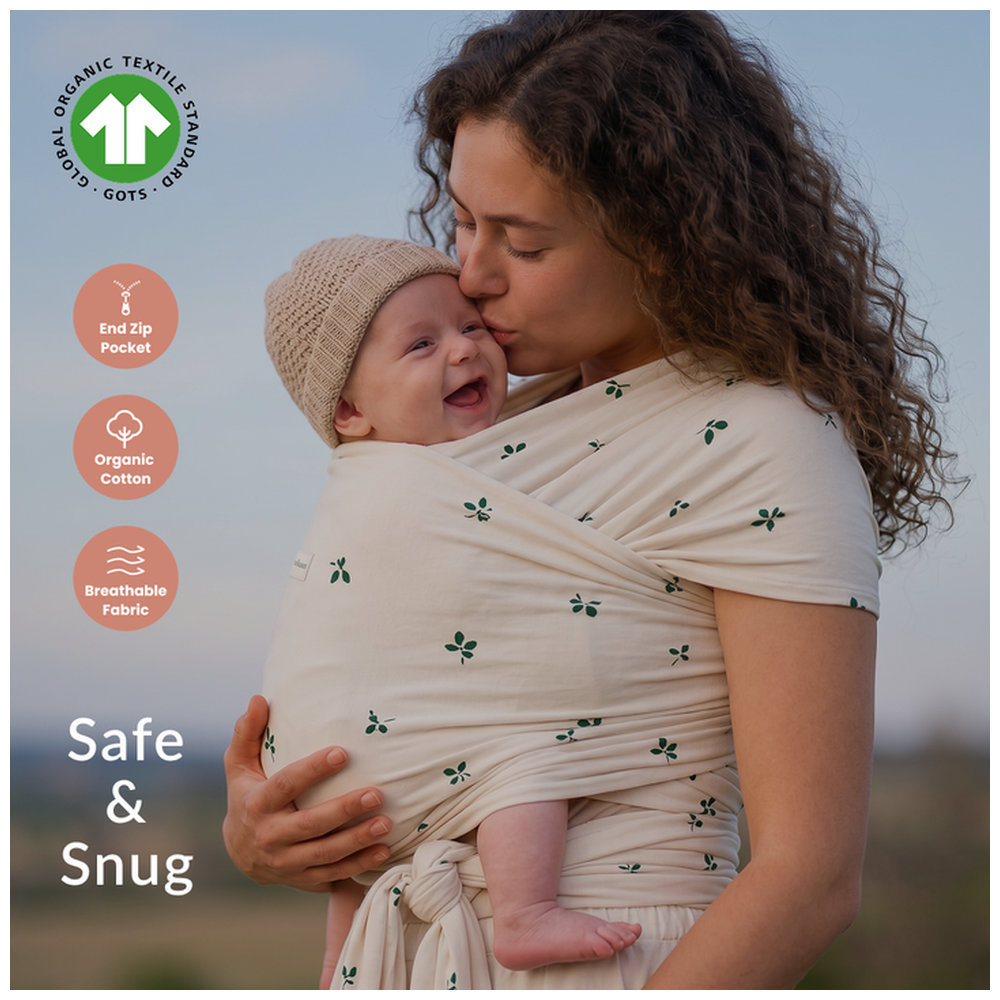Moonboon - Baby Wrap - 480 x 50 cm - Seagrass