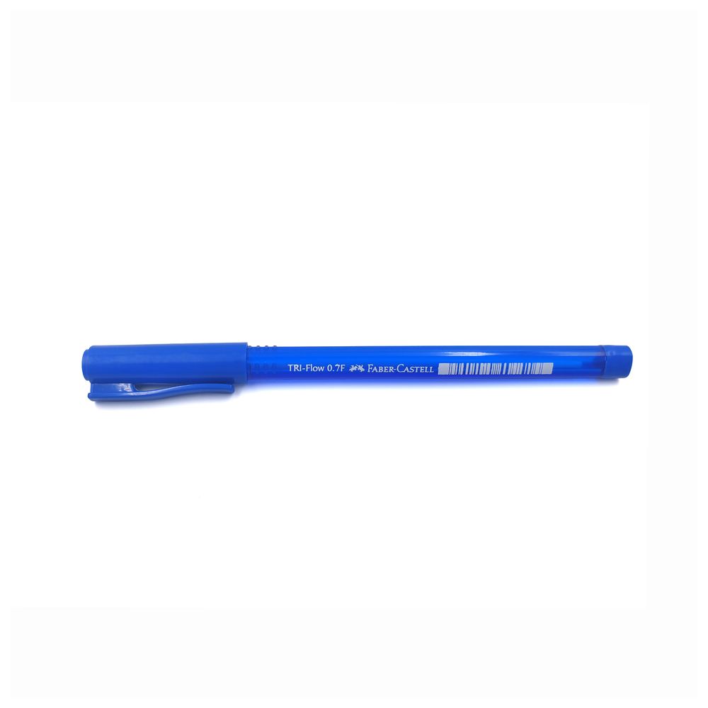 Faber-Castell - Tri-Flow Ballpoint Pen - Blue - 0.7 mm - 25pcs