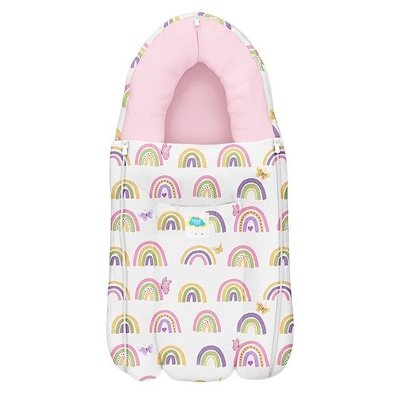 Fancy Fluff Organic Carry Nest - Rainbow Dreams