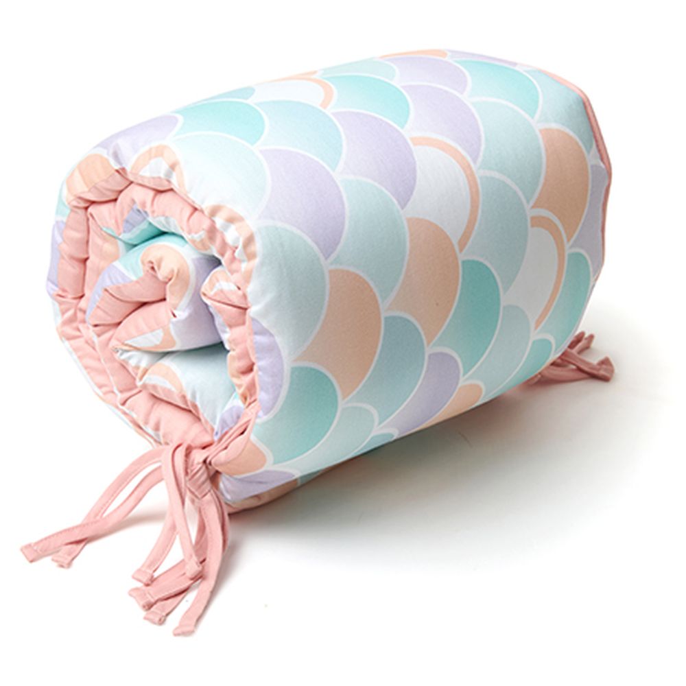 Fancy Fluff Organic Cot Half Bumper - Sea Fantasy