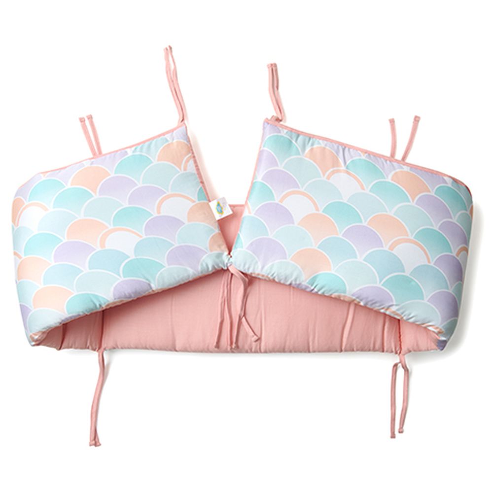 Fancy Fluff Organic Cot Half Bumper - Sea Fantasy