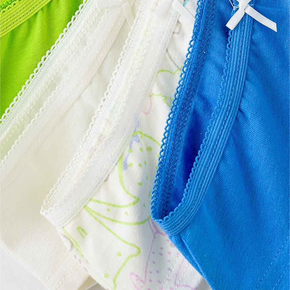Jelliene Girl's Soft Cotton Briefs - Multicolor - 5 Pcs