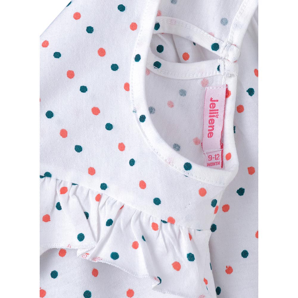 Jelliene Sunshine Squad Comfy Cotton T-Shirts - White