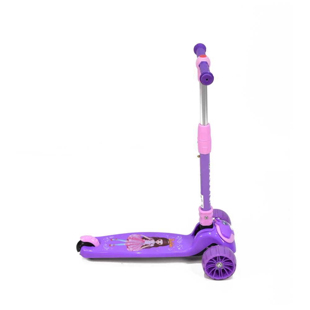 Amla - 3-Wheels Scooter With Music - Purple