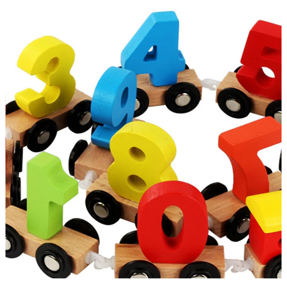 Factory Price - Wooden Digits Train Set - 11pcs