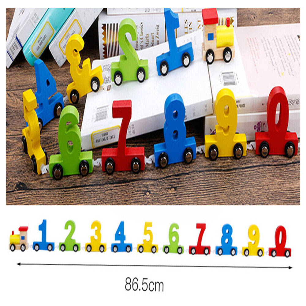 Factory Price - Wooden Digits Train Set - 11pcs