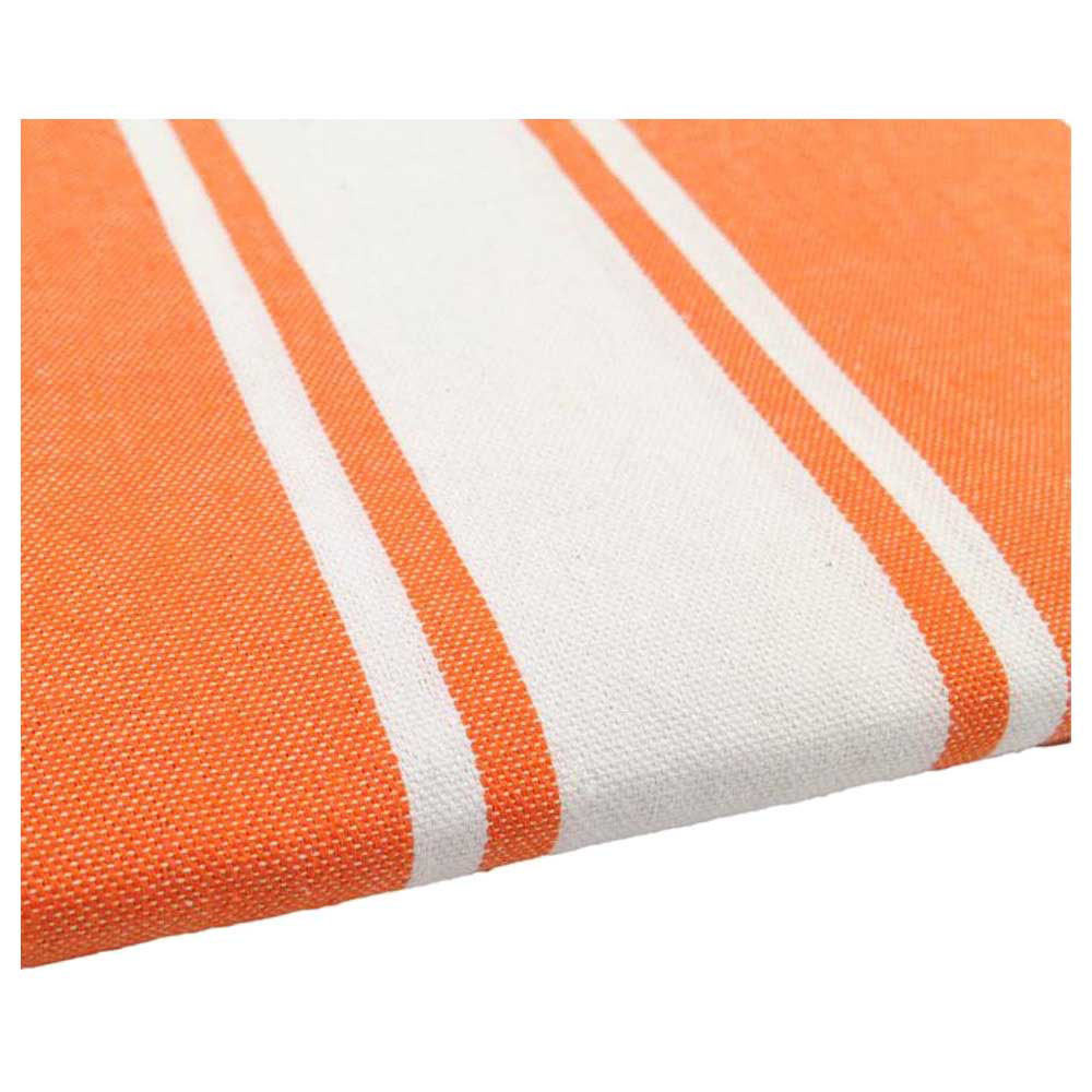 Hammam Corner - 100% Recycled Cotton Classic Beach Towel - Orange