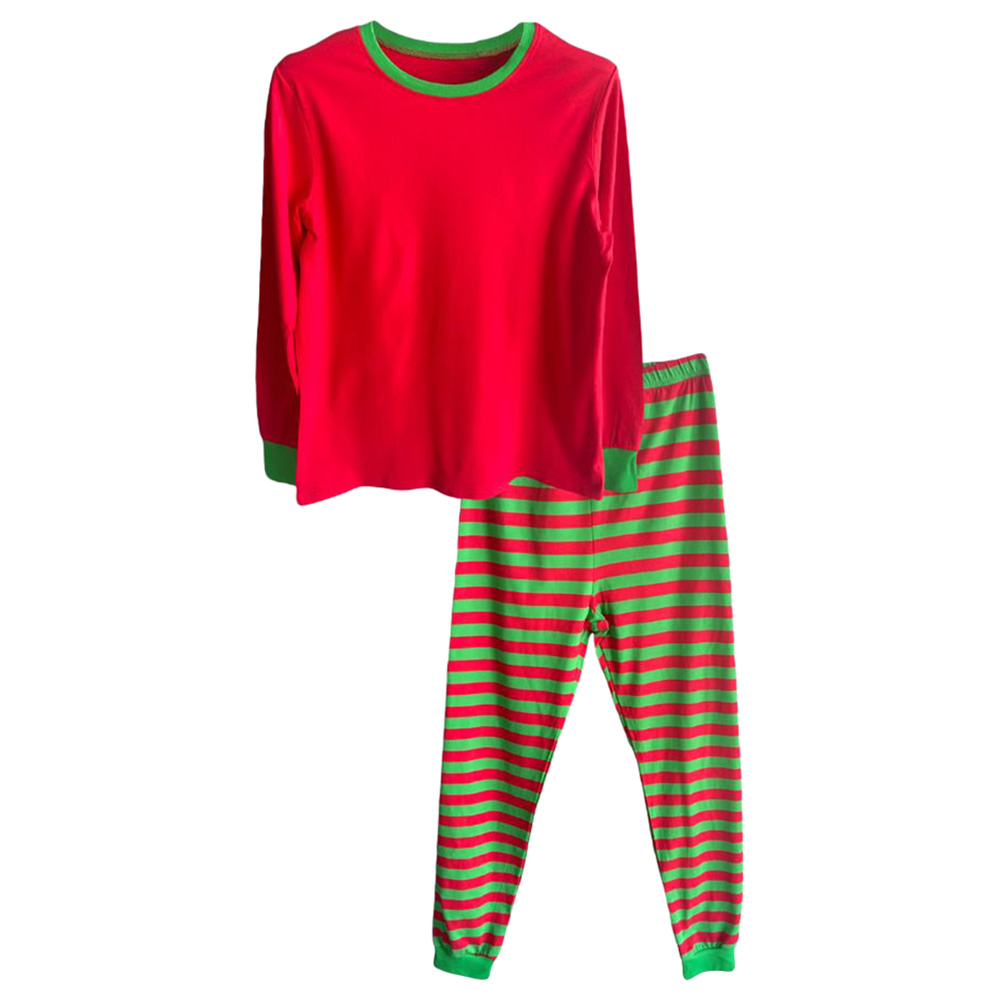 Brain Giggles 2pc-Set Christmas Pjs Red - Green