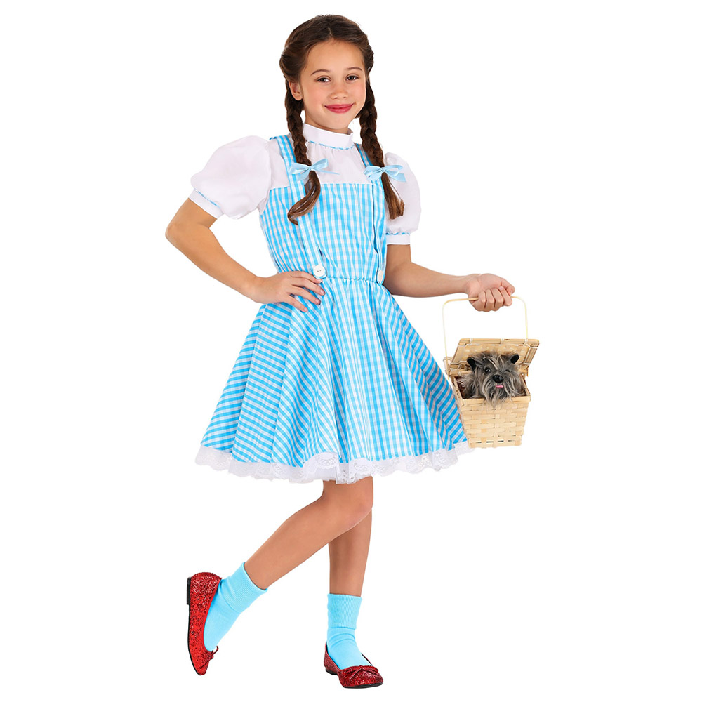 Brain Giggles Wizard of Oz Dorothy Girls Costume - Blue