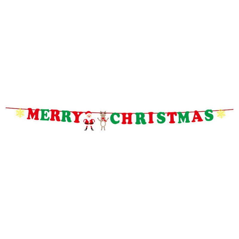 Party Propz - Christmas Ornaments Paper Garland - Pack of 2