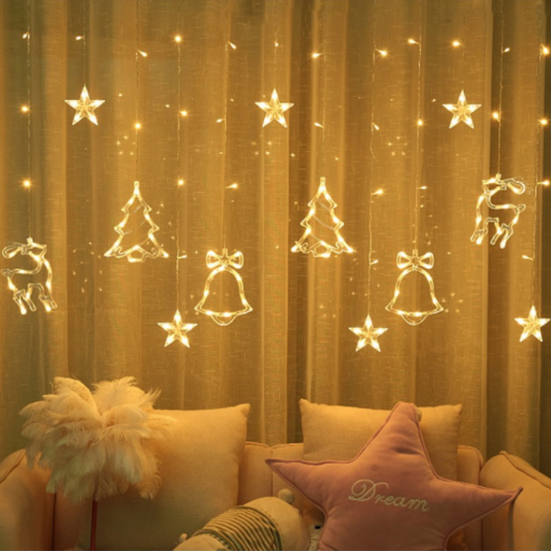 Party Propz - Christmas LED String Curtain Lights for Christmas Decoration