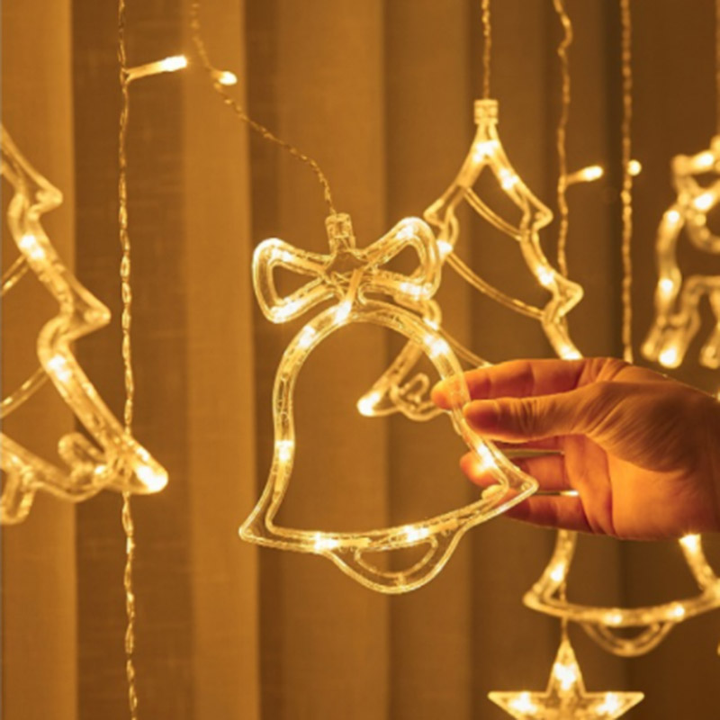 Party Propz - Christmas LED String Curtain Lights for Christmas Decoration