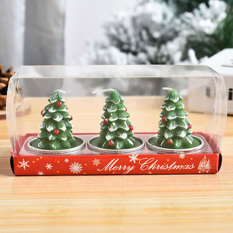 Party Propz - Chirstmas Tree Tea Light - Green