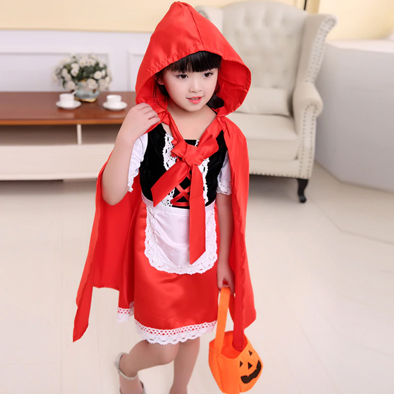 Jade - Red Riding Hood Kids Cosplay Costume