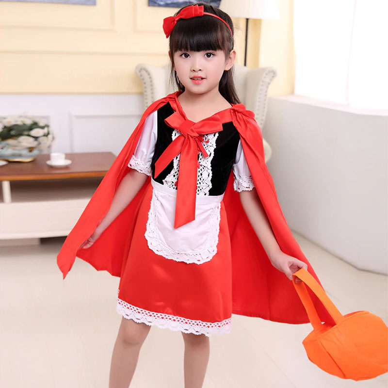 Jade - Red Riding Hood Kids Cosplay Costume
