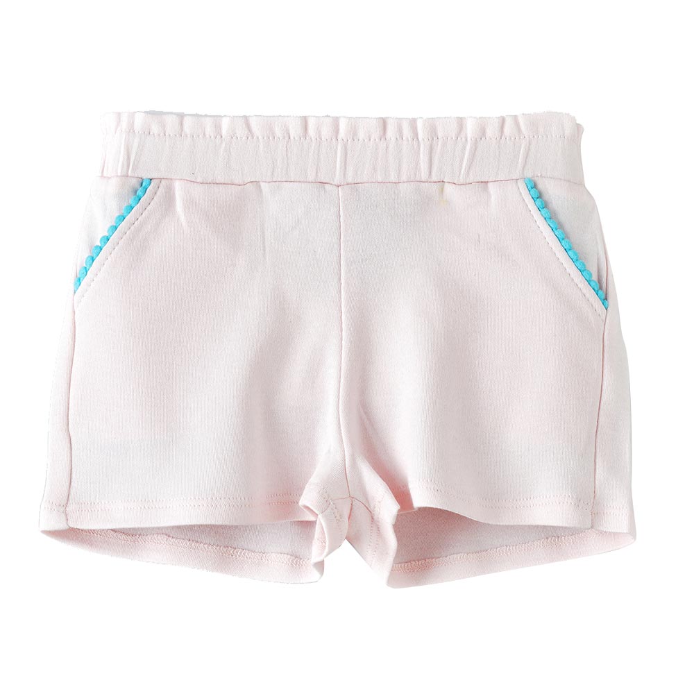 Jelliene Sunny Stretches Cotton Knit Shorts - Pink
