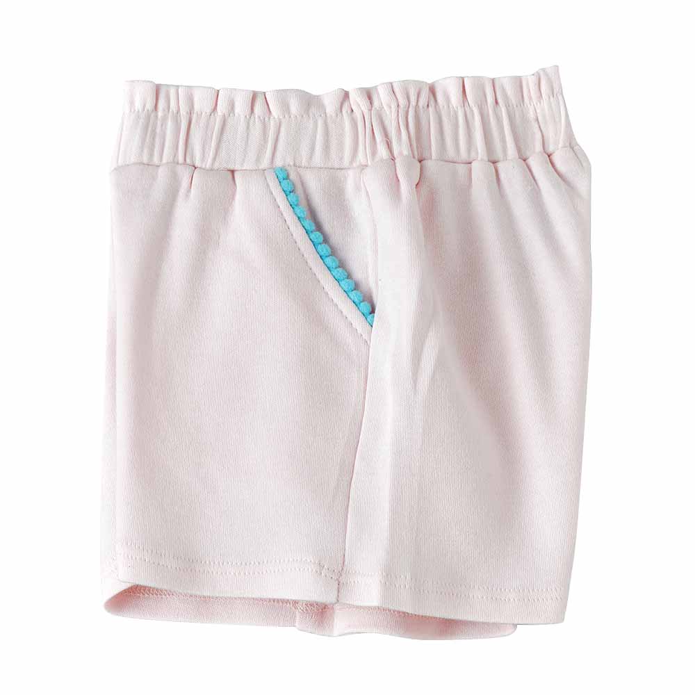 Jelliene Sunny Stretches Cotton Knit Shorts - Pink
