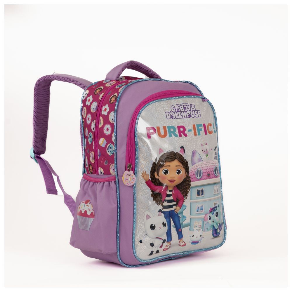 Gabby's Doll House - Kids Backpack - Purple - 16-Inch/41cm