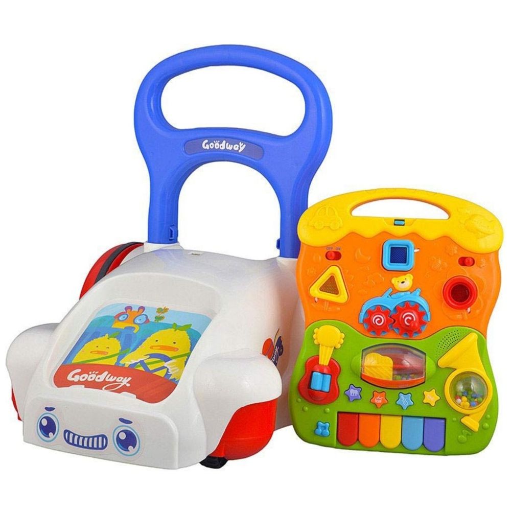 Goodway - Baby Activity Walker With Music & Piano Keys - White
