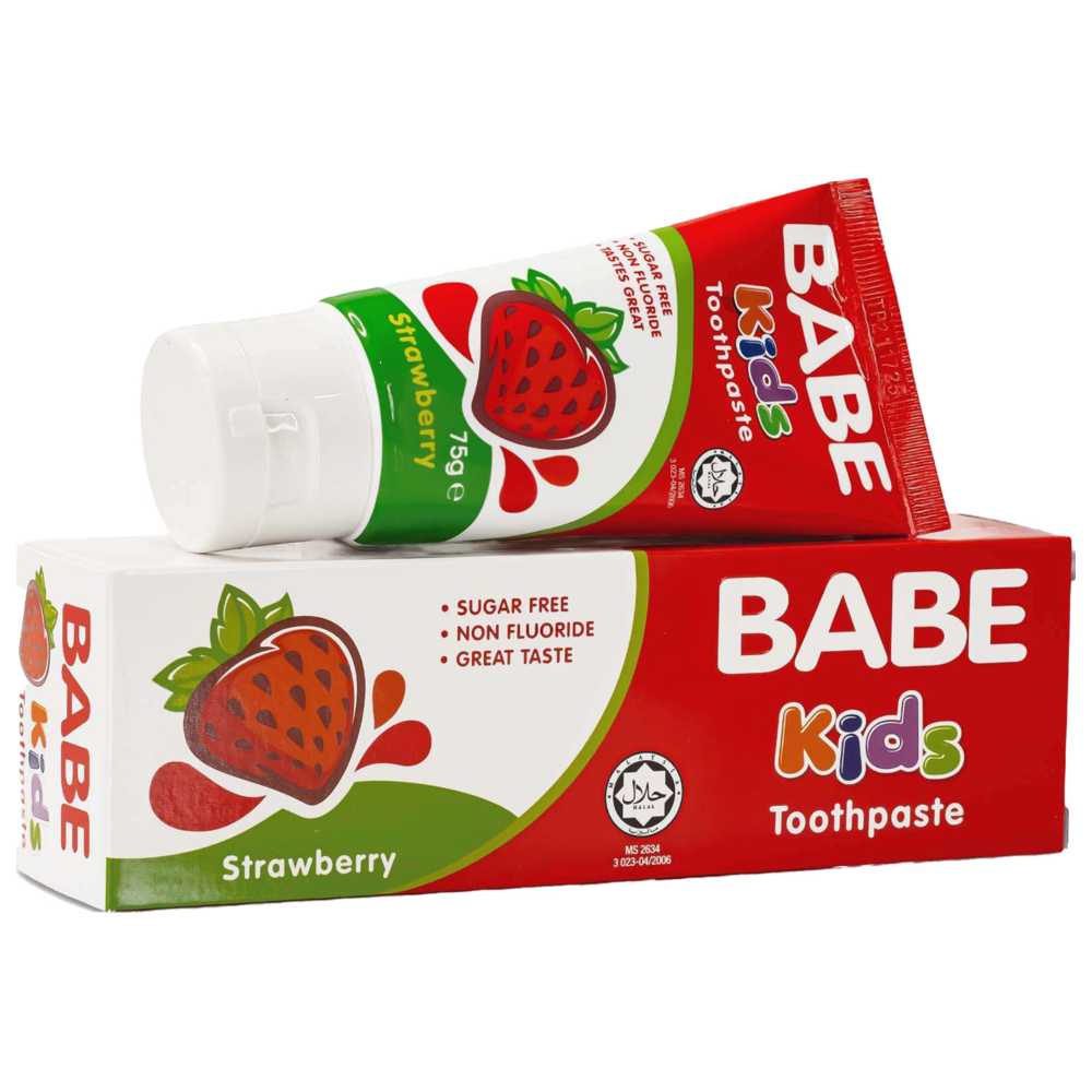 Babe - Kids Toothpaste - Strawberry - 75 gm