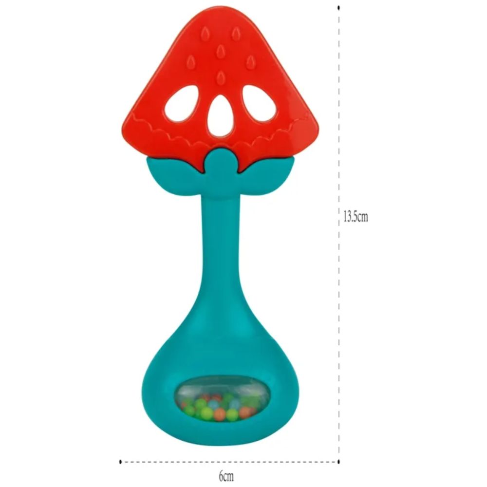 Huanger - Baby Fruit Teether With Rattle - Watermelon