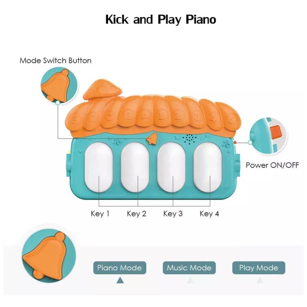 Huanger - Baby Piano Fitness Rack Play Mat