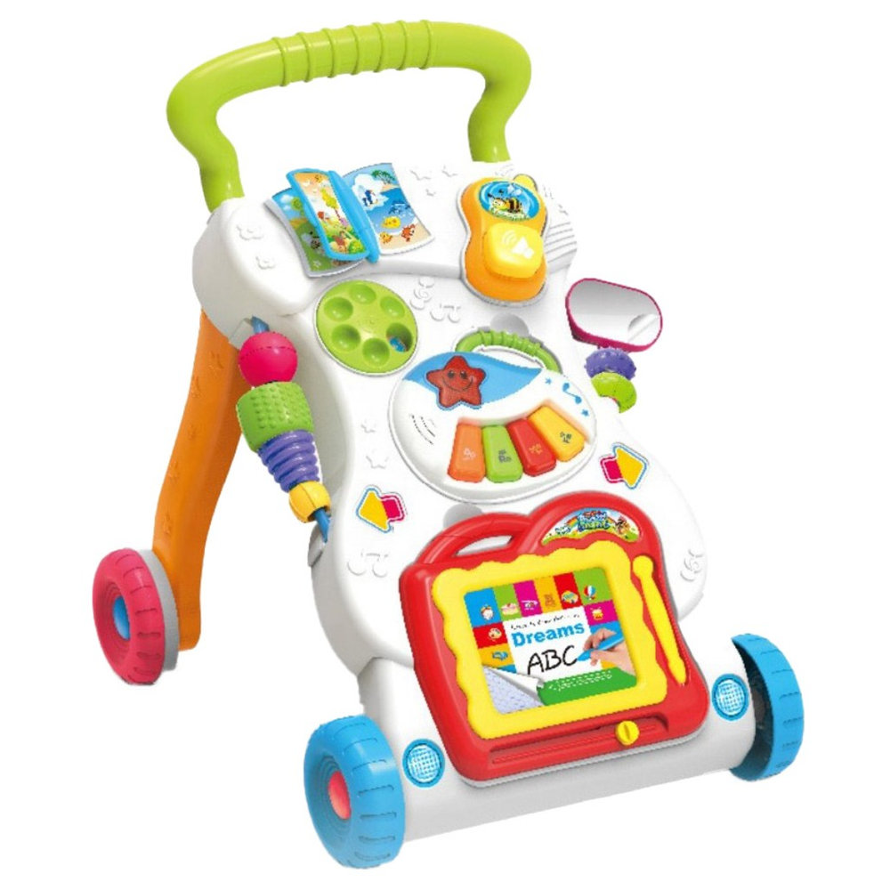 Huanger - Baby Walker Push Activity Learning Toy - White