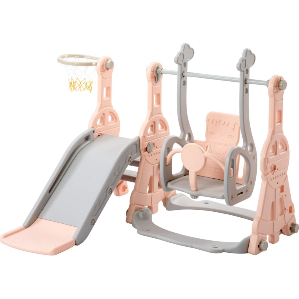 Little Angel Kids Toys Slide & Swing - Pink_3y