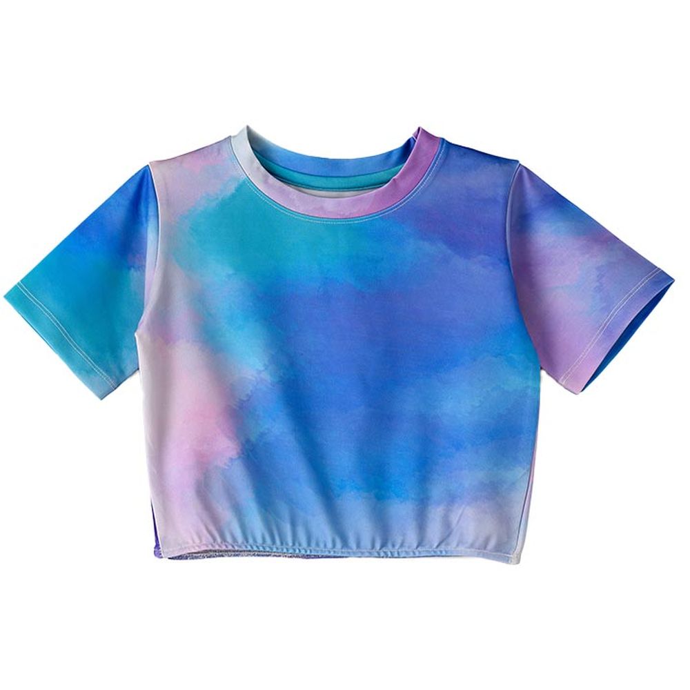 Jelliene Girl's Knit Top - Purple/Blue