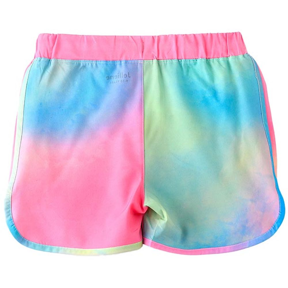 Jelliene Girl's Tie-Dye Multicolored Shorts