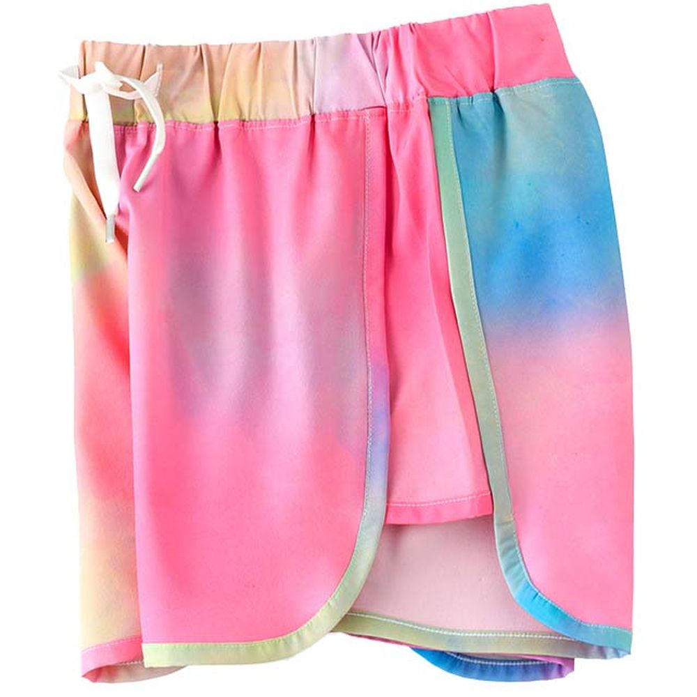 Jelliene Girl's Tie-Dye Multicolored Shorts