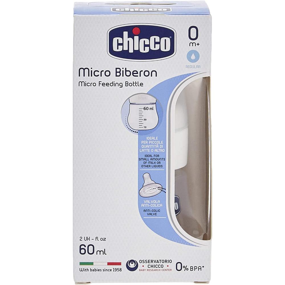 Chicco - Micro Feeding Bottle 60ml - Clear