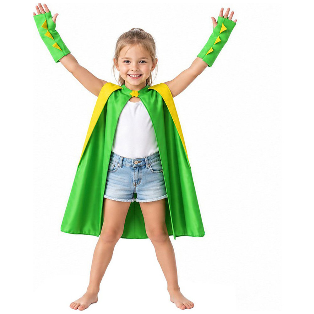 Brain Giggles - Dinosaur Cloak - Green