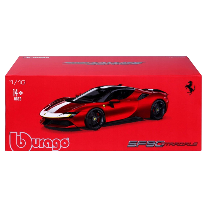 Bburago - 1/18 Ferrari Signature SF90 Stradale Assetto Fiorano Diecast Toy Car