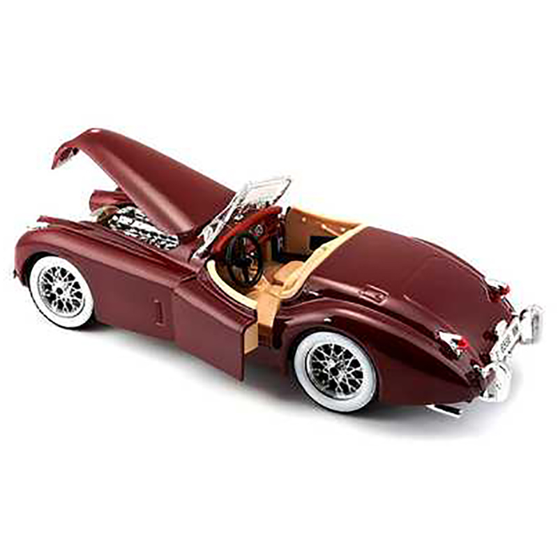 Bburago - 1/24 Jaguar XK 120 Roadster 1951 Diecast Toy Car - Brown