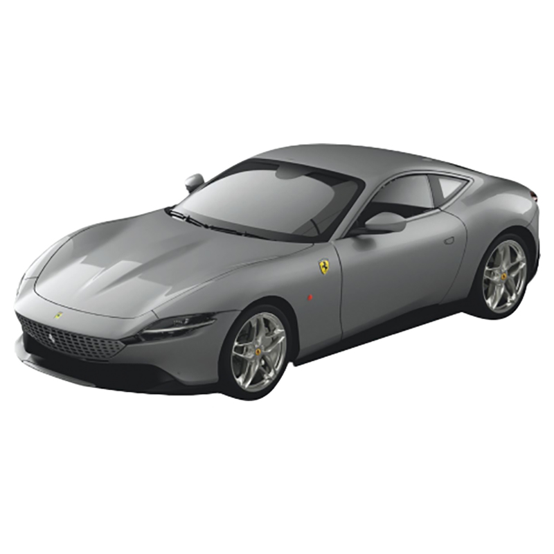 Bburago - 1/24 Ferrari Race And Play Ferrari Roma Diecast Toy Car - Grey