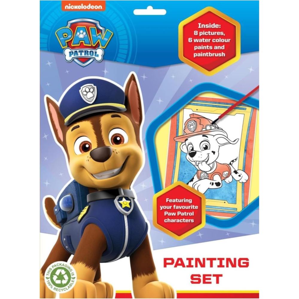 Paw Patrol Painting Set For Gift Birthday Activity Fun