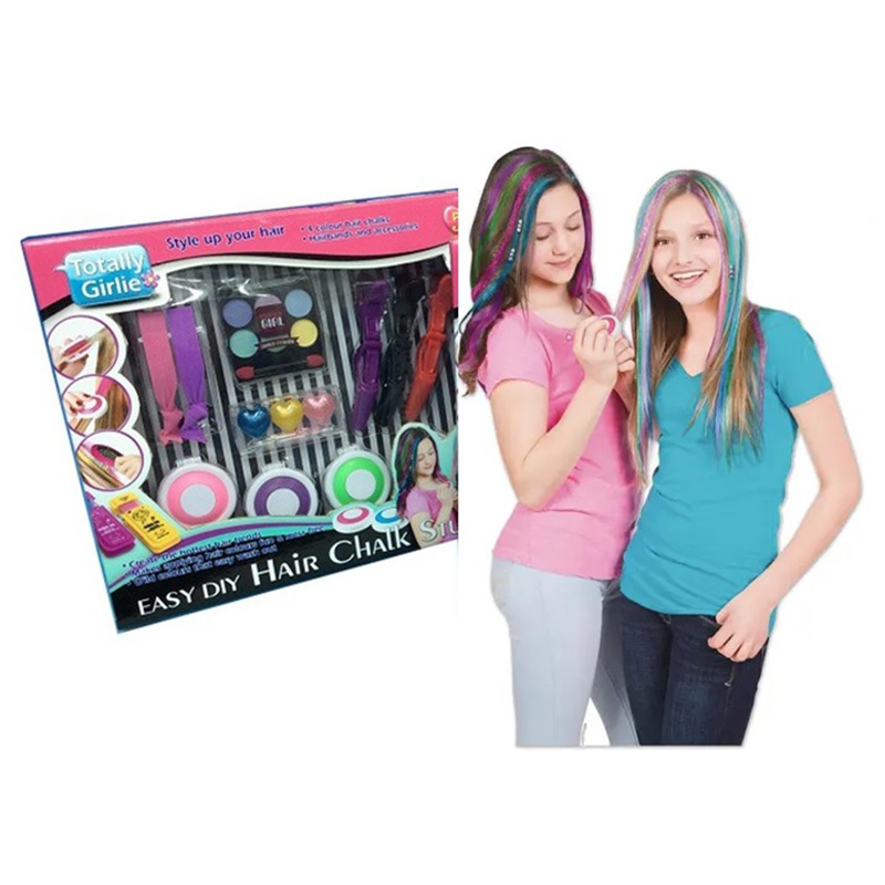 Totally Girlie - Easy Hair Chalk Studio DIY Crafts Kit