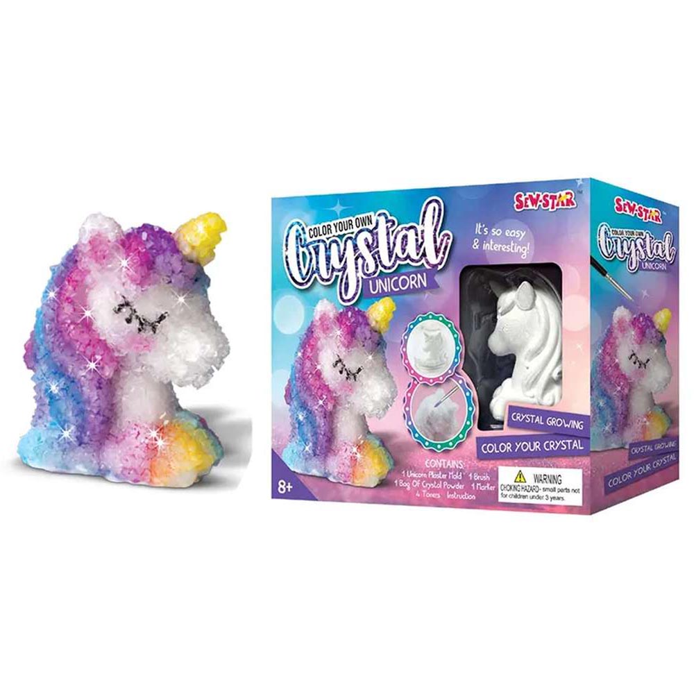 Sew Star - DIY Colour Your Own Crystal Unicorn Plaster Kit