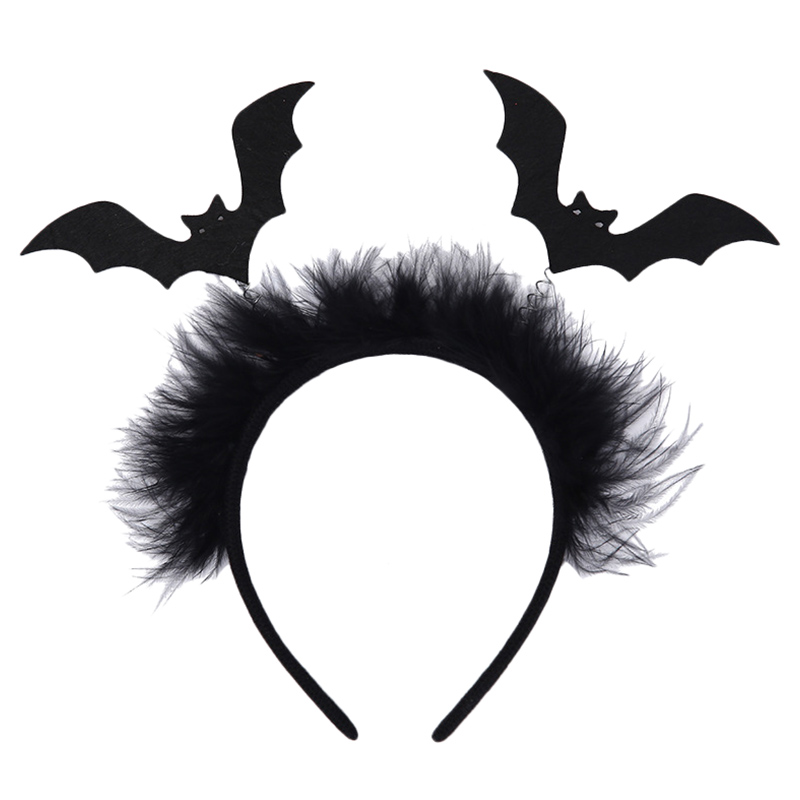 Highland - Halloween Bat Hairband for Kids and Adults - Black