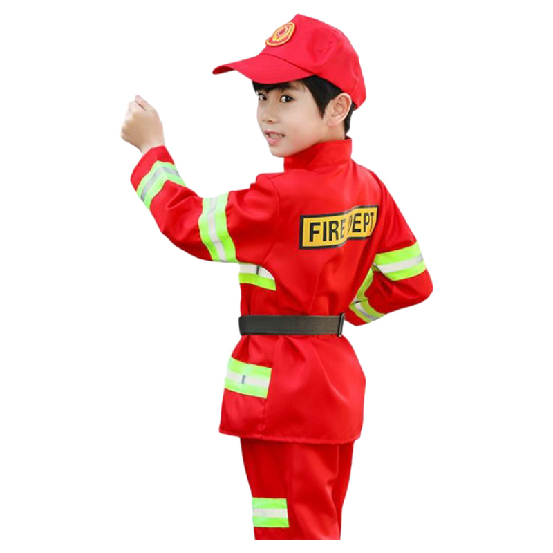 Highland - Fire Fighter Halloween Costume - Red