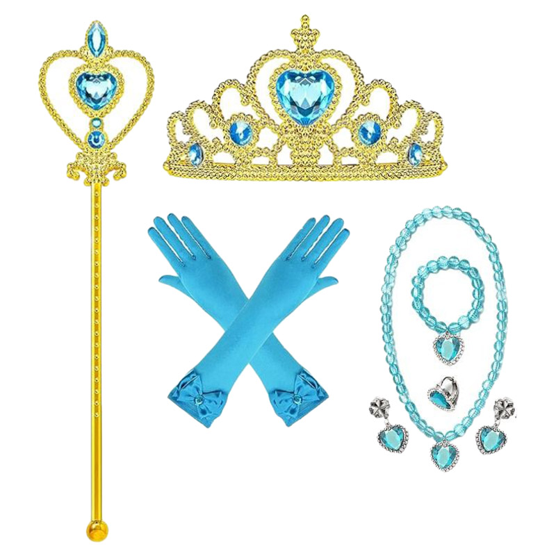 Highland - 9pc-Set - Aladdin Princess Jasmine Costume - Blue