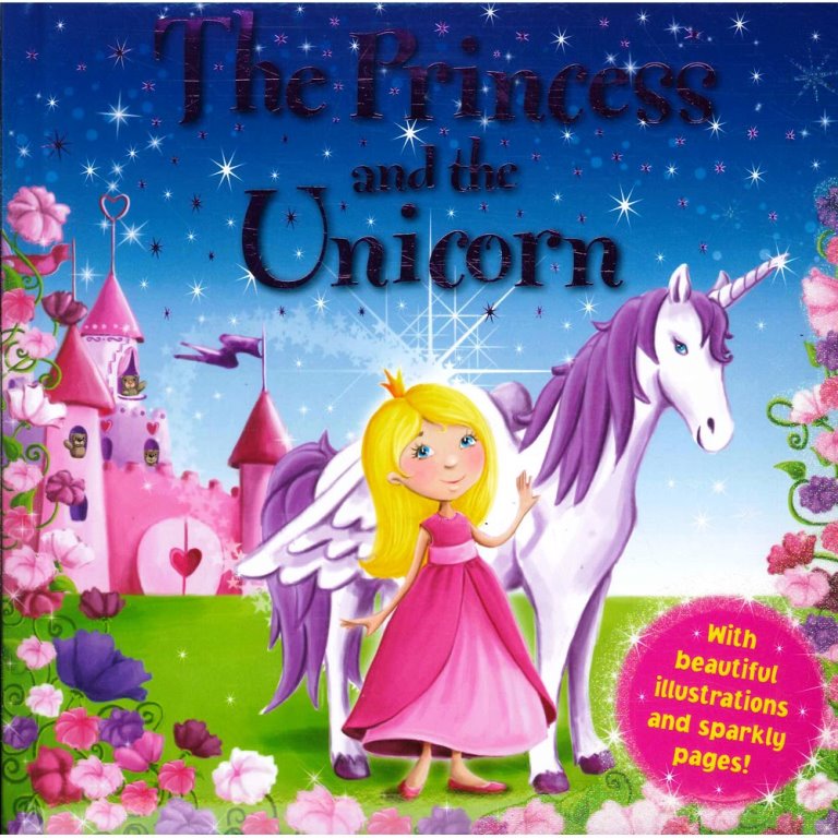 Sparkly Padded - The Princess and the Unicorn