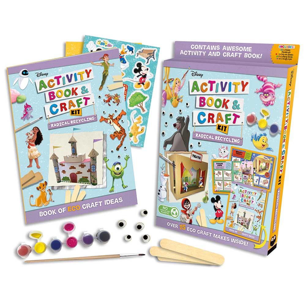 Disney: Activity Book & Craft Kit Radical Recycling
