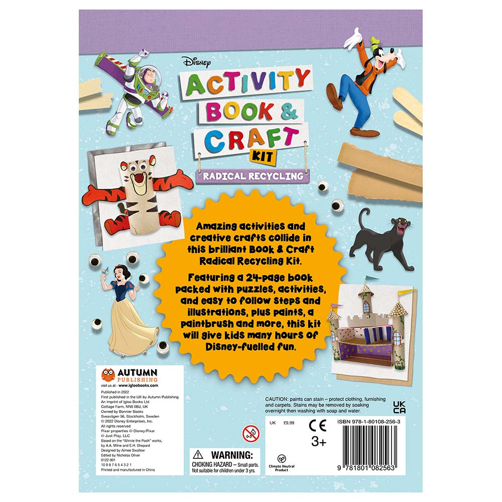 Disney: Activity Book & Craft Kit Radical Recycling