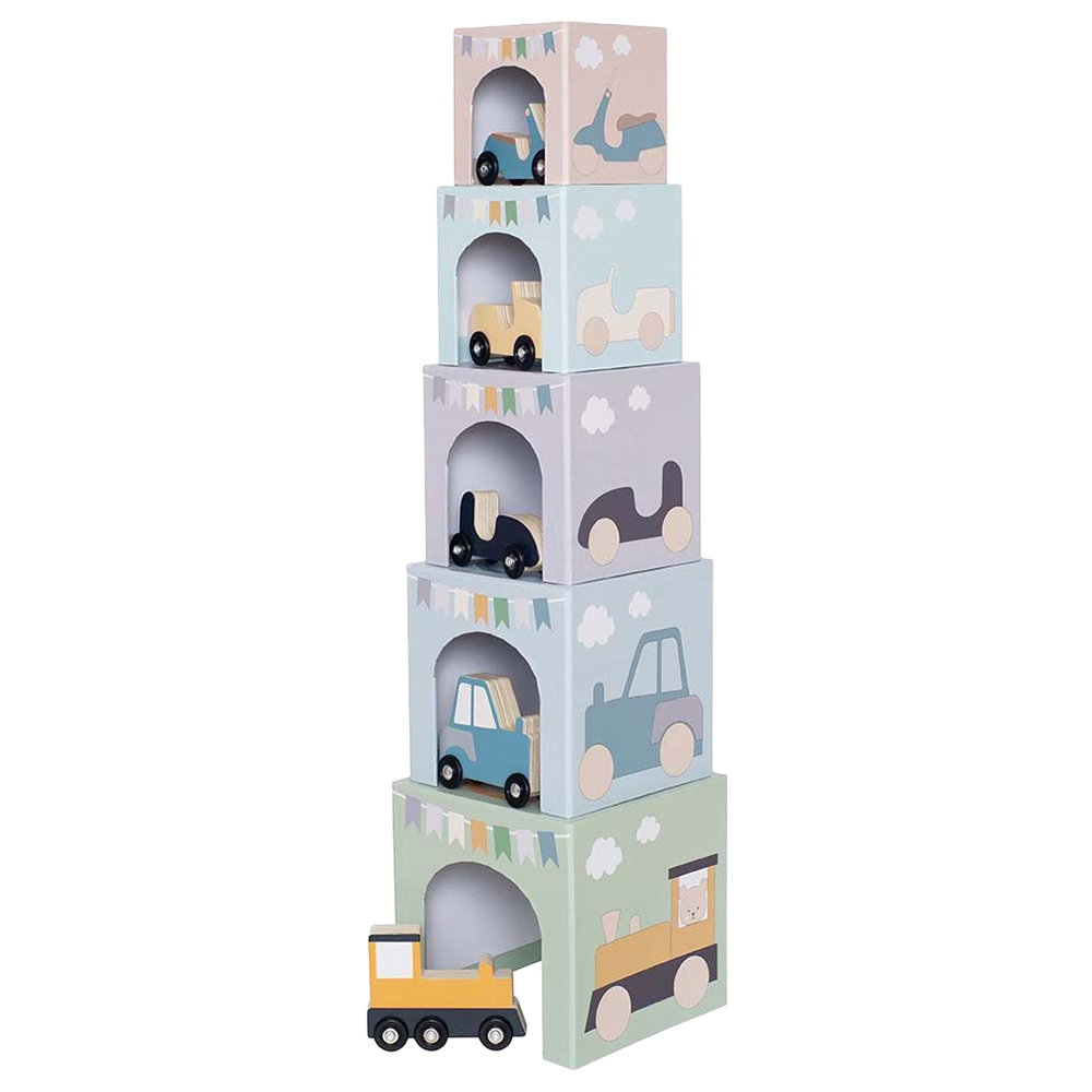 JaBaDaBaDo - Stacking Cubes 1-5 - Vehicles