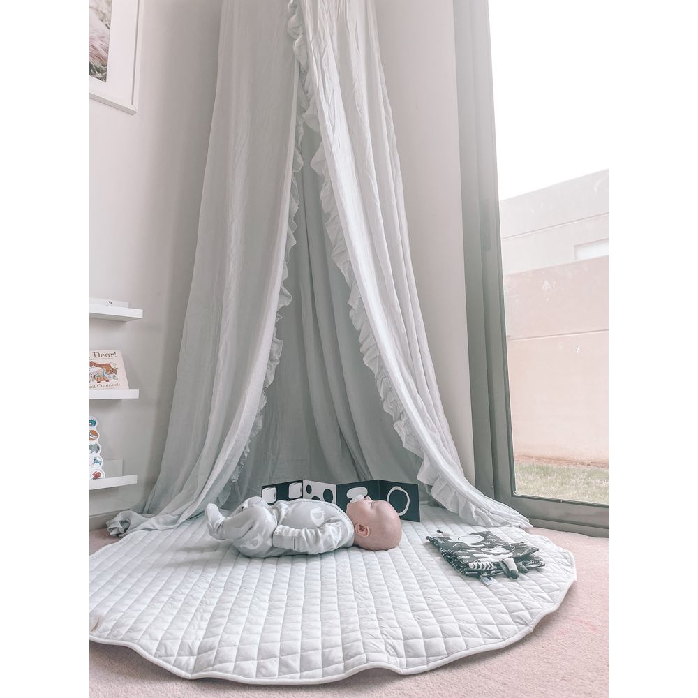 Elli Junior - 100% Organic Cotton Canopy - Grey