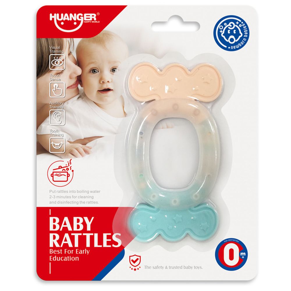 Huanger - Baby Candy Teether With Rattle - Pink