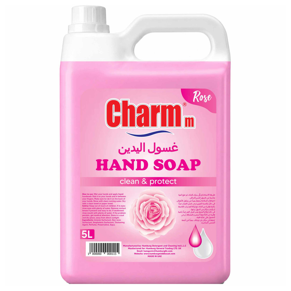 Charmm - Antibacterial Hand Wash Rose 5L